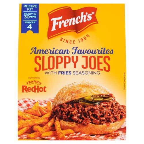 Przejdź do produktu French's Sloppy Joes with Fries Seasoning Recipe Kit 105g