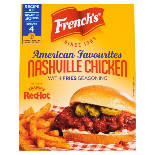 Przejdź do produktu French's Nashville Chicken with Fries Seasoning Recipe Kit 105g