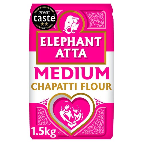 Przejdź do produktu Elephant Atta Medium Chapatti Flour 1.5kg