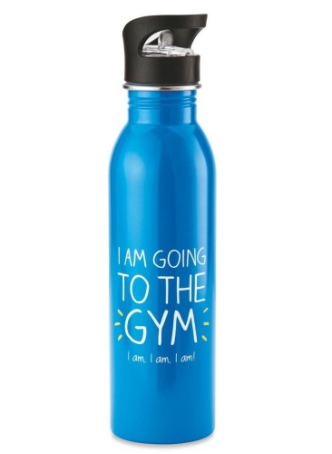 Przejdź do produktu Happy Jackson I Am Going To The Gym Metal Water Bottle 750ml