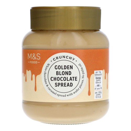 Przejdź do produktu Marks & Spencer Crunchy Golden Blond Chocolate Spread 400g