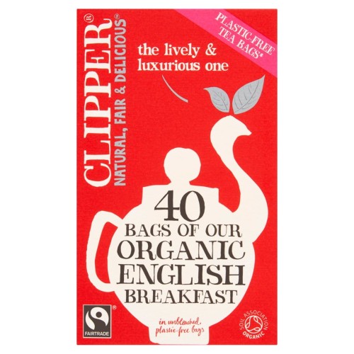 Przejdź do produktu Clipper Organic & Fairtrade English Breakfast Tea 40 per pack