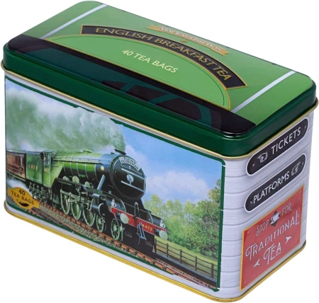 New English Teas Flying Scotsman Tea Caddy with 40 English Breakfast Teabags  3.jpg