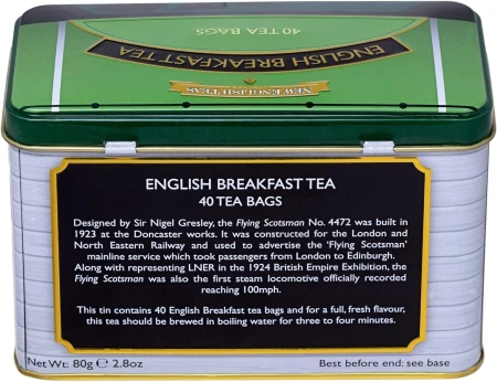 New English Teas Flying Scotsman Tea Caddy with 40 English Breakfast Teabags  4.jpg