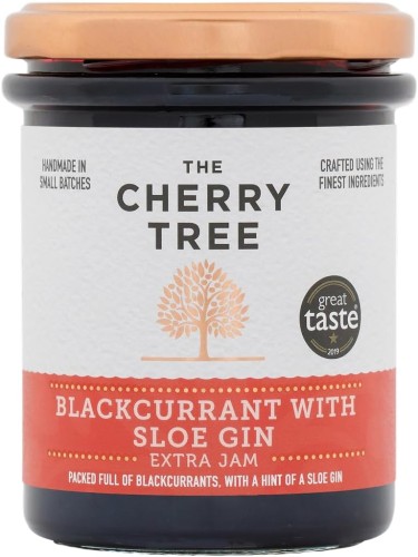 Przejdź do produktu The Cherry Tree Blackcurrant With Sloe Gin Extra Jam 210g