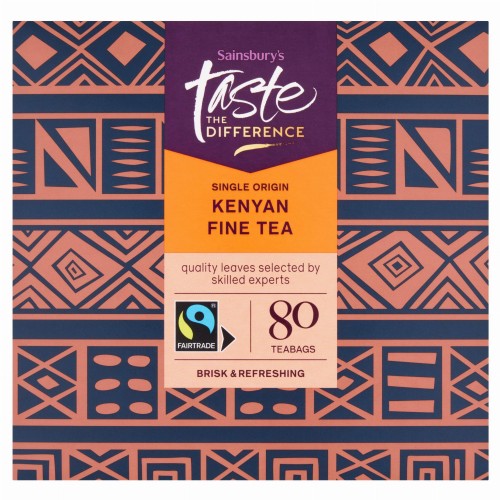 Przejdź do produktu Sainsbury's Single Origin Kenyan Fine Tea 80  Tea Bags