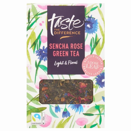 Sainsbury's Sencha Rose Green Loose Leaf Tea, Taste the Difference 100g.jpg