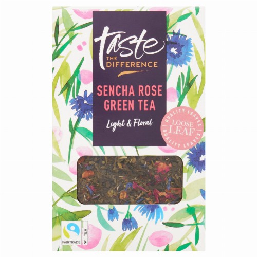 Przejdź do produktu Sainsbury's Sencha Rose Green Loose Leaf Tea 100g