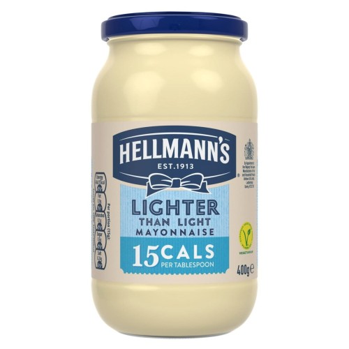 Przejdź do produktu Hellmann's Lighter than Light Mayonnaise 400g - Glass Jar or Squeezy Pack (Randomly Supplied)