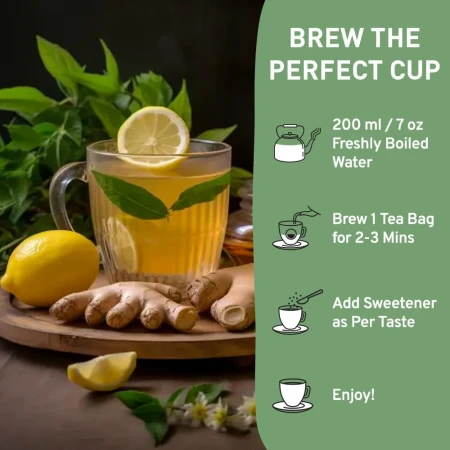 HANDPICK Lemon Ginger Tea Bags Made With Whole Leaves 100 Tea Bags 4.jpg