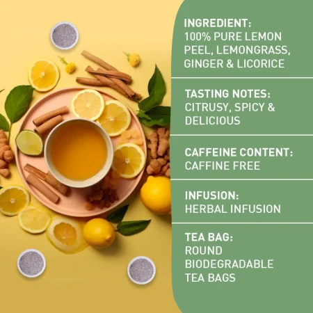 HANDPICK Lemon Ginger Tea Bags Made With Whole Leaves 100 Tea Bags 2.jpg