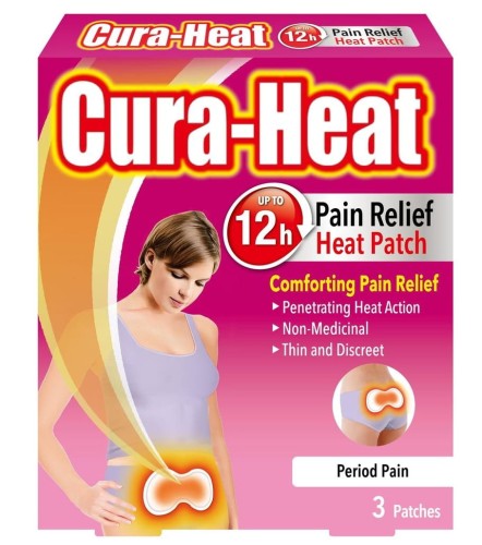 Przejdź do produktu Cura-Heat Heat Patch for Up To 12 Hours  Comforting Period Pain Relief 3 per pack