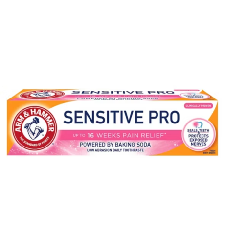Przejdź do produktu Arm & Hammer Sensitive Pro Seals Teeth Protects Exposed Nerves Baking Soda Toothpaste 75ml 