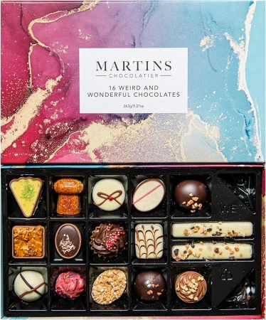 Martin's Chocolatier Weird &amp; Wonderful Collection  16 Belgian Chocolates in 15 Assorted Flavours.jpg
