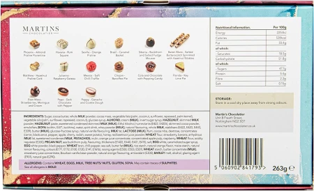Martin's Chocolatier Weird &amp; Wonderful Collection  16 Belgian Chocolates in 15 Assorted Flavours 3.jpg