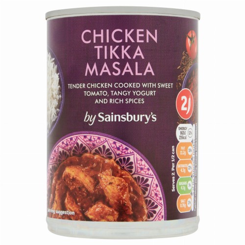 Przejdź do produktu Sainsbury's Chicken Tikka Masala 392g