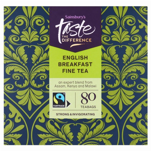 Przejdź do produktu Sainsbury's Taste the Difference English Breakfast Fine Tea 80 Teabags