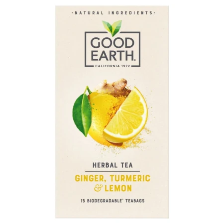 Good Earth Teabags Lemon, Ginger &amp; Turmeric 15 per pack.jpg