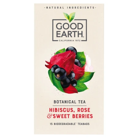 Good Earth Teabags Hibiscus, Rose &amp; Sweet Berries 15 per pack.jpg