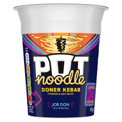 Przejdź do produktu Pot Noodle Doner Kebab 90g