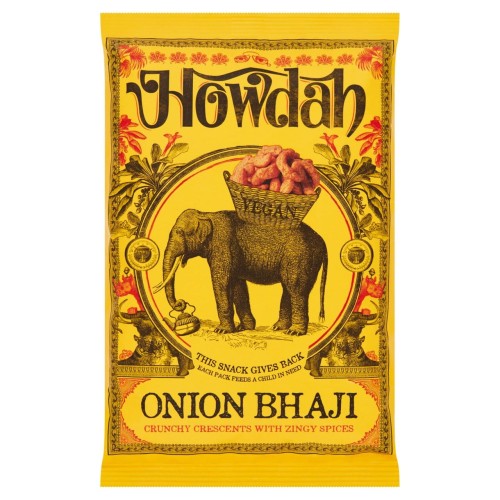 Przejdź do produktu Howdah Crunchy Crescents Onion Bhaji 150g