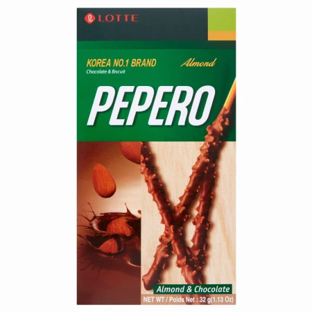 Lotte Pepero Almond &amp; Chocolate 32g.jpg