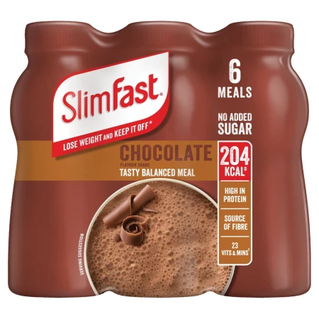 SlimFast Chunky Chocolate Milkshake Multipack 6 x 325ml 2.jpg