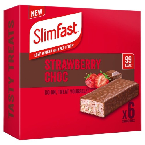 Przejdź do produktu SlimFast Strawberry Choc Snack Bar 6 x 25g per pac