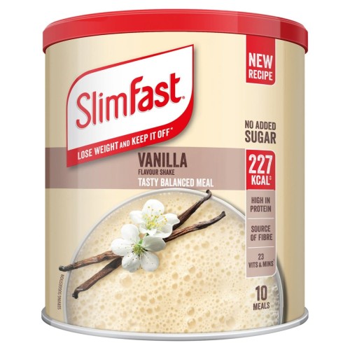 Przejdź do produktu SlimFast Vanilla Meal Shake Powder 10 Meals 365g