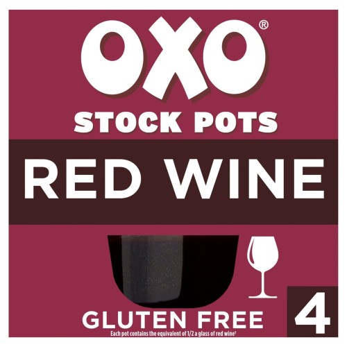 Przejdź do produktu Oxo Red Wine Stock Pots Gluten Free  4 x 20g