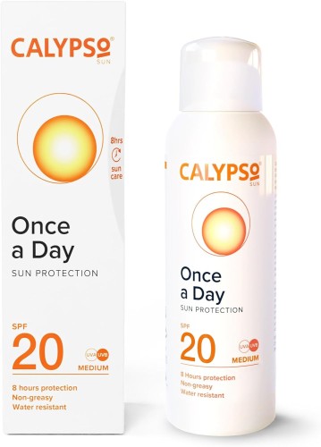Przejdź do produktu Calypso Once A Day Sun Protection Lotion SPF20  8 Hours Sun Protection  Non Greasy  Superior 4 Start UVA Rating 200ml 