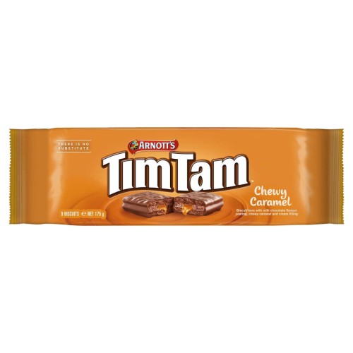 Przejdź do produktu Tim Tam Chewy Caramel Biscuits 175g