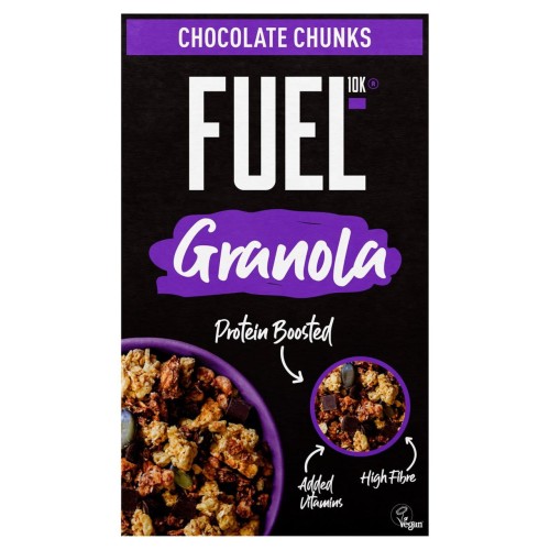 Przejdź do produktu FUEL10K Chocolate Chunk Granola Protein Boosted 400g