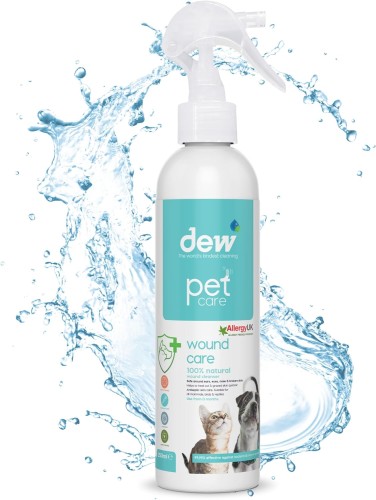 Przejdź do produktu DEW Pet Wound Care Antiseptic & Antifungal Spray for Itchy Dogs, Cats & Other Animals Antibacterial Treatment for Cuts, Yeast Infections & All Types of Wounds 250ml