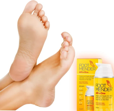 Footmender All in One Treats and Heals Dry Feet, Hard Skin (calluses), Corns and Cracked Heels (Heel fissures) Significant Effect After First Treatment 100ml 8.jpg