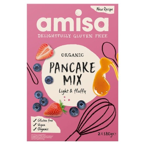 Przejdź do produktu Amisa Organic Gluten Free Light & Fluffy Pancake Mix 360g