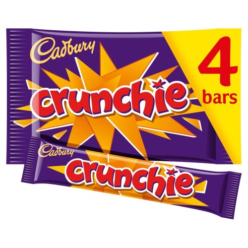 Przejdź do produktu Cadbury Crunchie Chocolate Bar Multipack 4 x 32g