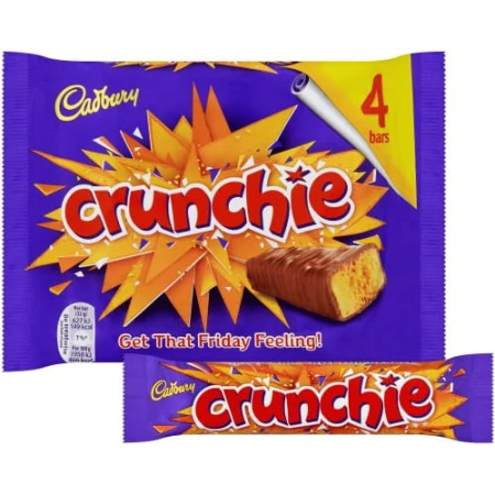 Cadbury Crunchie Chocolate Bar Multipack 4 x 32g 2.jpg