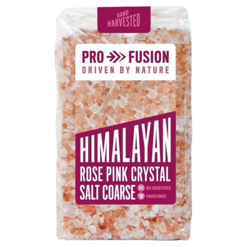 Przejdź do produktu Profusion Himalayan Rose Pink Crystals Salt Coarse 500g