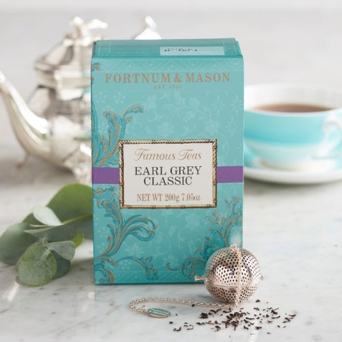 Przejdź do produktu Fortnum & Mason Earl Grey Classic Loose Leaf Tea Carton Box 190g