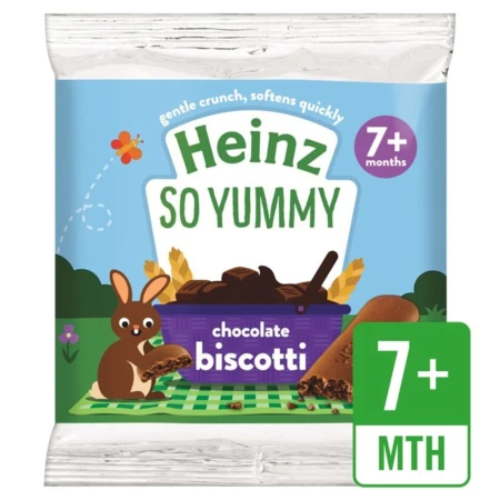 Heinz So Yummy Chocolate Biscotti Baby Food Snacks 7+ Months 60g.jpg