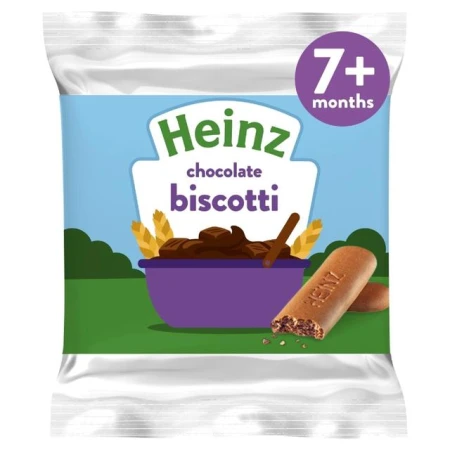 Heinz So Yummy Chocolate Biscotti Baby Food Snacks 7+ Months 60g 5.jpg