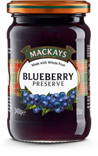 Przejdź do produktu Mackays Blueberry Preserve 340g