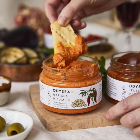Odysea Harissa Houmous 265g 3.jpg
