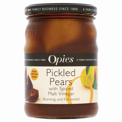 Przejdź do produktu Opies Pickled Pears with Spiced Malt Vinegar 390g