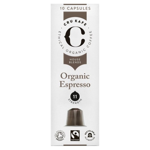Przejdź do produktu CRU Kafe Organic Espresso Blend Nespresso Compatible Capsules 10 per pack