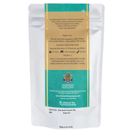 EAST INDIA COMPANY Rose Buds - Speciality Fne Herbal Loose Leaf Infusion 50g 3.jpg