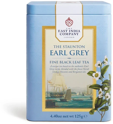 Przejdź do produktu The East India Company Staunton Earl Grey Loose Leaf Tea Caddy 125g