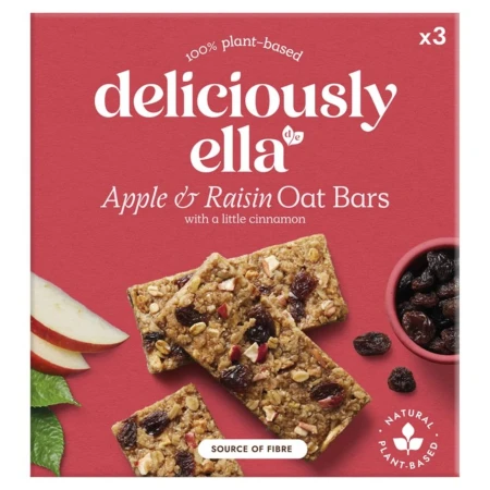 Deliciously Ella Apple, Raisin &amp; Cinnamon Oat Bar Multipack 3 x 50g.jpg
