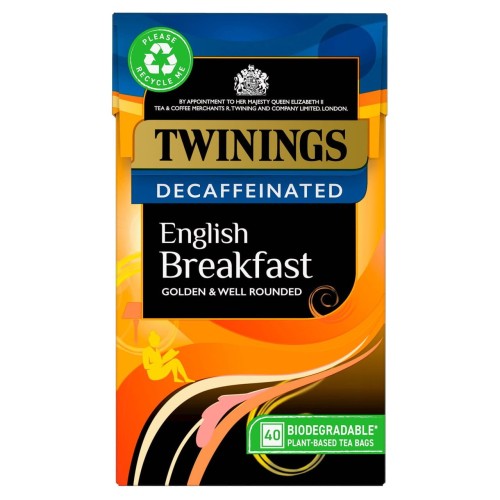 Przejdź do produktu Twinings Decaffeinated 40 English Breakfast Tea Bags